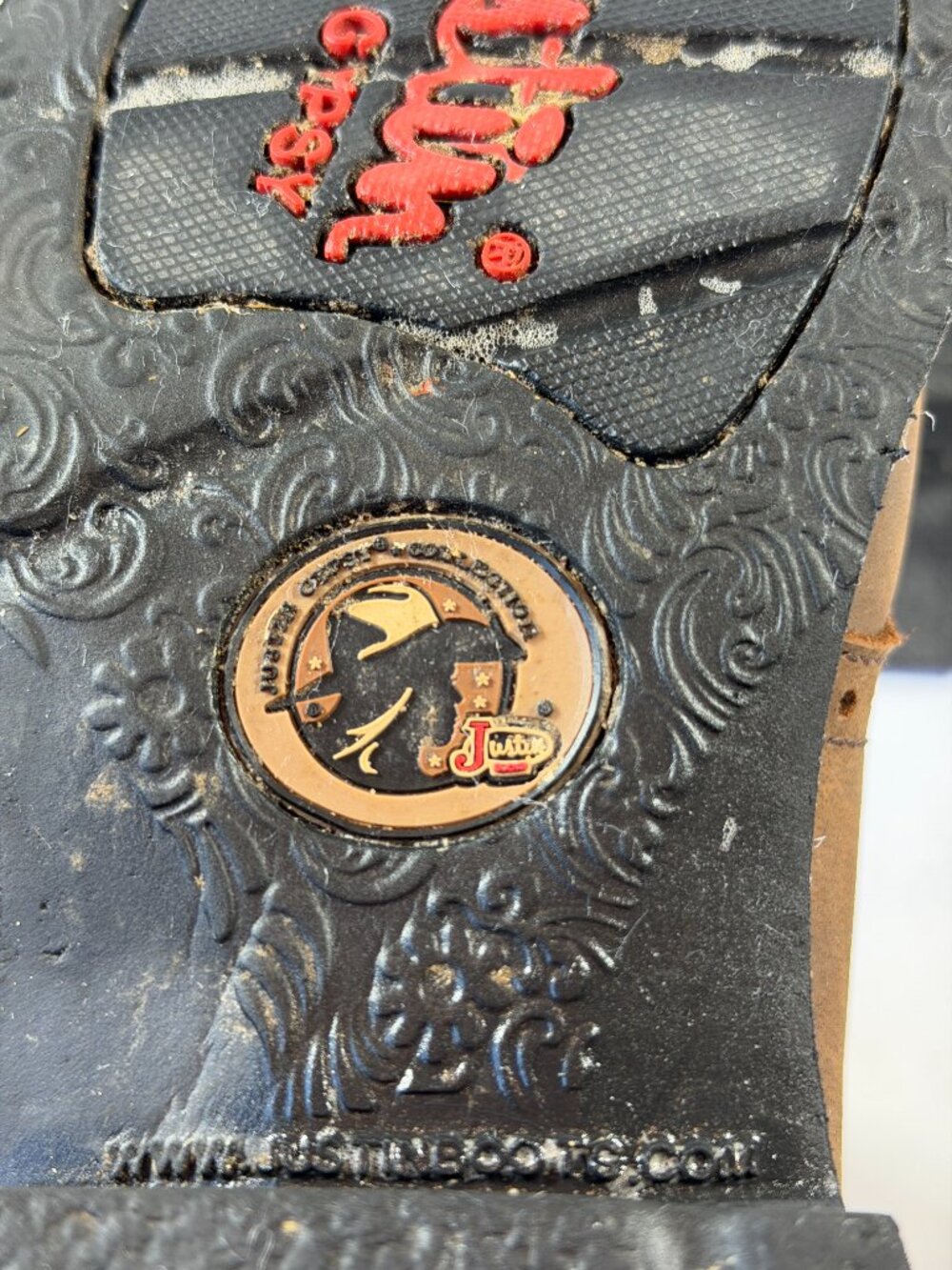 EUC Justin Gypsy Gemma Women's Leather Western Boots, Size 10.5 - Picture 11 of 12